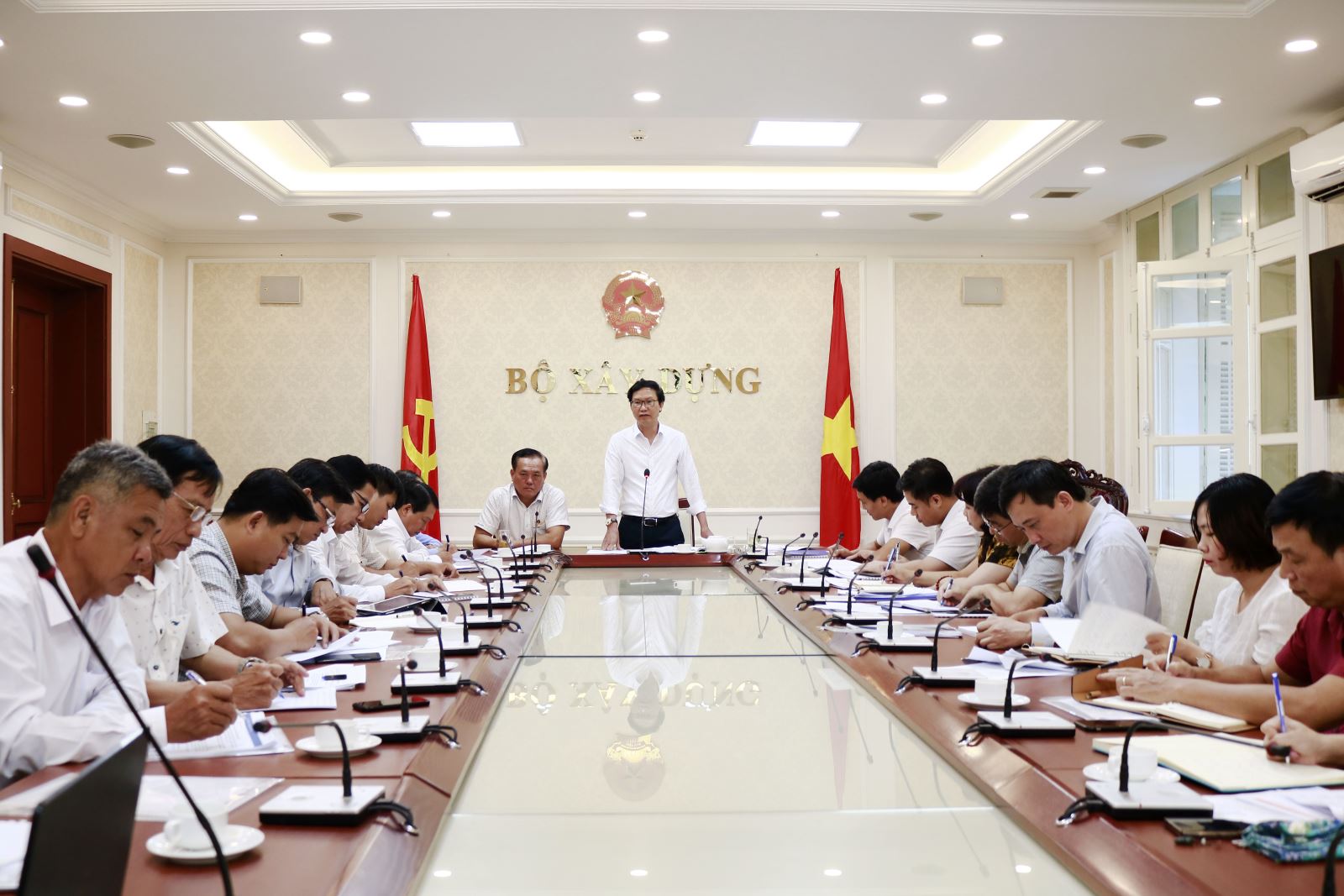 Thứ trưởng Nguyễn Đình Toàn làm việc với ba tỉnh Tiền Giang, Long An, Bến Tre.